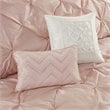 Madison Park Essentials Joella 24-Piece Polyester Tufted Comforter Set in Pink