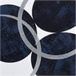 INK+IVY Celestial 2-Piece MDF and Gel Coat Horizontal Foil Canvas in Navy