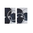 INK+IVY Celestial 2-Piece MDF and Gel Coat Horizontal Foil Canvas in Navy