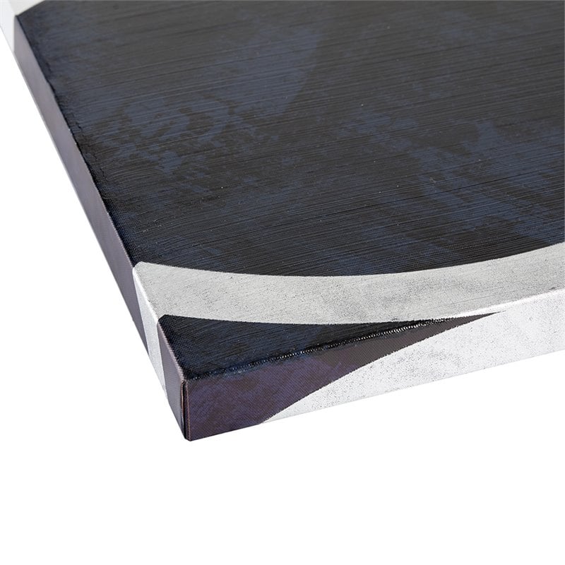 INK+IVY Celestial 2-Piece MDF and Gel Coat Horizontal Foil Canvas in Navy