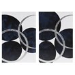 INK+IVY Celestial 2-Piece MDF and Gel Coat Horizontal Foil Canvas in Navy