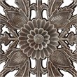 Madison Park MDF Botanical Panel Carved Wall Panel in Bronze (Set of 2)