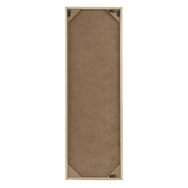 Madison Park Laurel Branches Carved Wood Panel Wall Decor in Gray