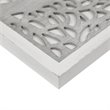 Madison Park Laurel Branches Carved Wood Panel Wall Decor in Gray