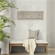 Madison Park Laurel Branches Carved Wood Panel Wall Decor in Natural