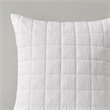 N Natori Cocoon 100 Percent Polyester Quilt Top Euro Sham in White