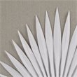 Madison Park Sabal 3-piece Palm Rice Paper Framed Shadow Box in Off White