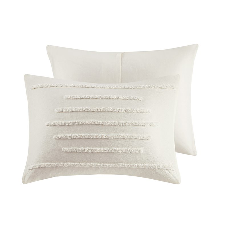 Urban Habitat Mercer 100 Percent Cotton Comforter Set in Ivory Finish