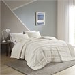 Urban Habitat Modern 3-Piece 100 Percent Cotton Coverlet Set in Ivory