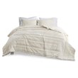 Urban Habitat Modern 3-Piece 100 Percent Cotton Coverlet Set in Ivory