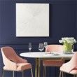 Madison Park Signature Contemporary MDF and Resin Sunburst Wall Decor in White