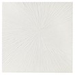 Madison Park Signature Contemporary MDF and Resin Sunburst Wall Decor in White