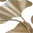 Martha Stewart Faye Transitional Iron Ginkgo Wall decor in Gold