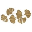 Martha Stewart Faye Transitional Iron Ginkgo Wall decor in Gold