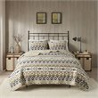 Woolrich Montana Farmhouse 100 Percent Cotton Quilt Mini Set in Tan Finish