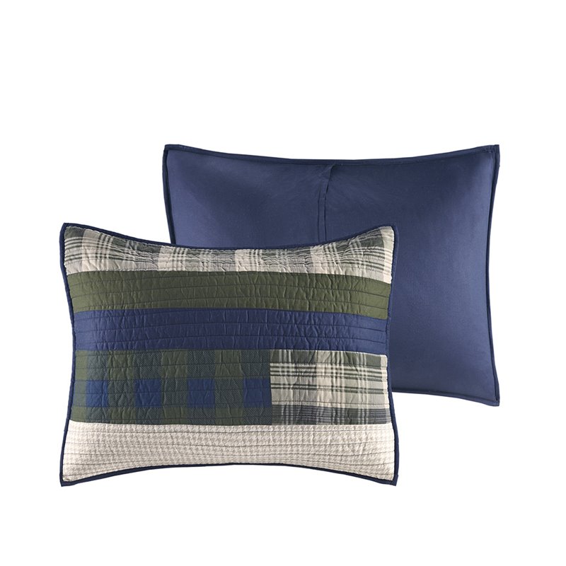 Woolrich Spruce 100 Percent Cotton Percale Printed Quilt Mini Set in Green