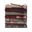 Woolrich Huntington Cotton Thread Count Printed Pieced Quilted Throw in Red