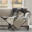 Woolrich Winter Cotton Thread Count Printed Pieced Quilted Throw in Tan