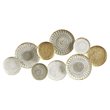 Madison Park Legion Transitional Metal Wall Art in Multi-Color