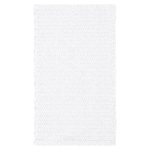 Madison Park Lasso 100 Percent Cotton Yarn Dye Linked In Rug in White