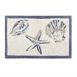 Madison Park Bayside 100 Percent Cotton Tufted Rug in Blue Finish