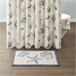 Madison Park Bayside 100 Percent Cotton Tufted Rug in Blue Finish