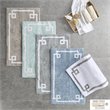 Madison Park Evan 100 Percent Cotton Tufted Bath Rug in Blue Finish