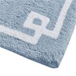 Madison Park Evan 100 Percent Cotton Tufted Bath Rug in Blue Finish