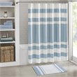 Madison Park Spa 100 Percent Cotton Reversible Bath Rug in Blue