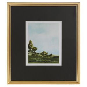 Martha Stewart Across The Plains I 16x18&quot Framed Double Matte Wall Art in Multi