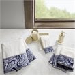 Madison Park Aubrey 6-Piece Cotton Jacquard Towel Set in Navy
