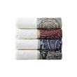 Madison Park Aubrey 6-Piece Cotton Jacquard Towel Set in Navy