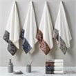 Madison Park Aubrey 6-Piece Cotton Jacquard Towel Set in Navy