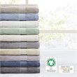 Madison Park Organic 6-Piece 100 Percent Cotton Towel Set in Charcoal