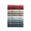 Madison Park Essentials Adrien 6-Piece Cotton Super Soft Towel Set in Silver