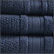 Madison Park Essentials Adrien 6-Piece Cotton Super Soft Towel Set in Blue