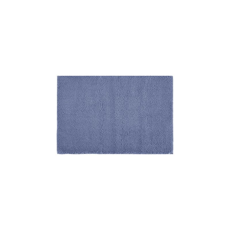 madison park signature marshmallow 100 percent polyester bath rug in navy
