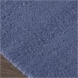 Madison Park Signature Marshmallow 100 Percent Polyester Bath Rug in Navy