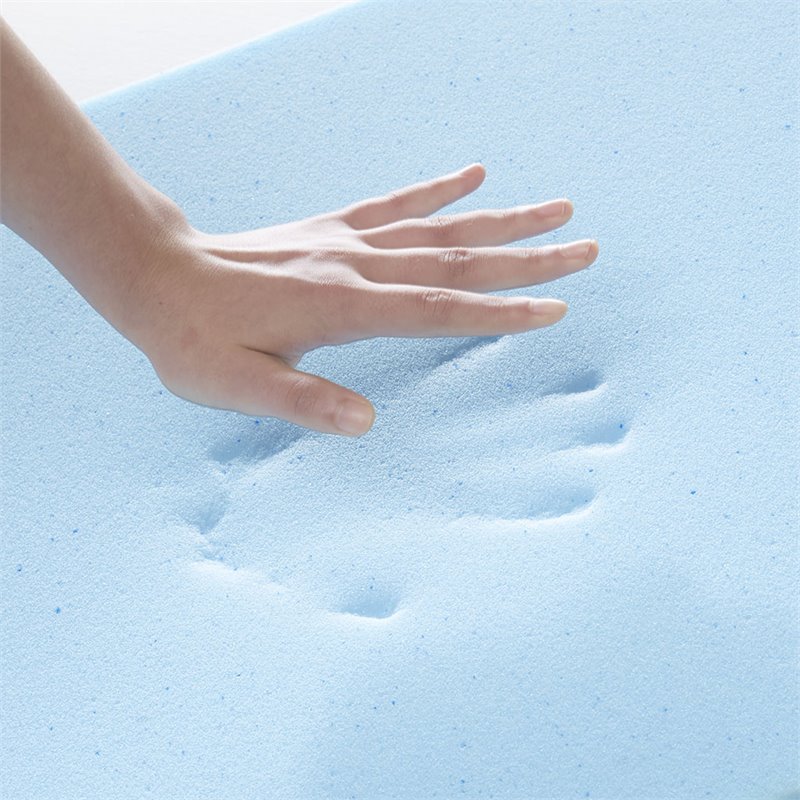 Sleep Philosophy Memory Foam Wedge Pillow with Knit Cover in White