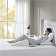 Sleep Philosophy Memory Foam Wedge Pillow with Knit Cover in White