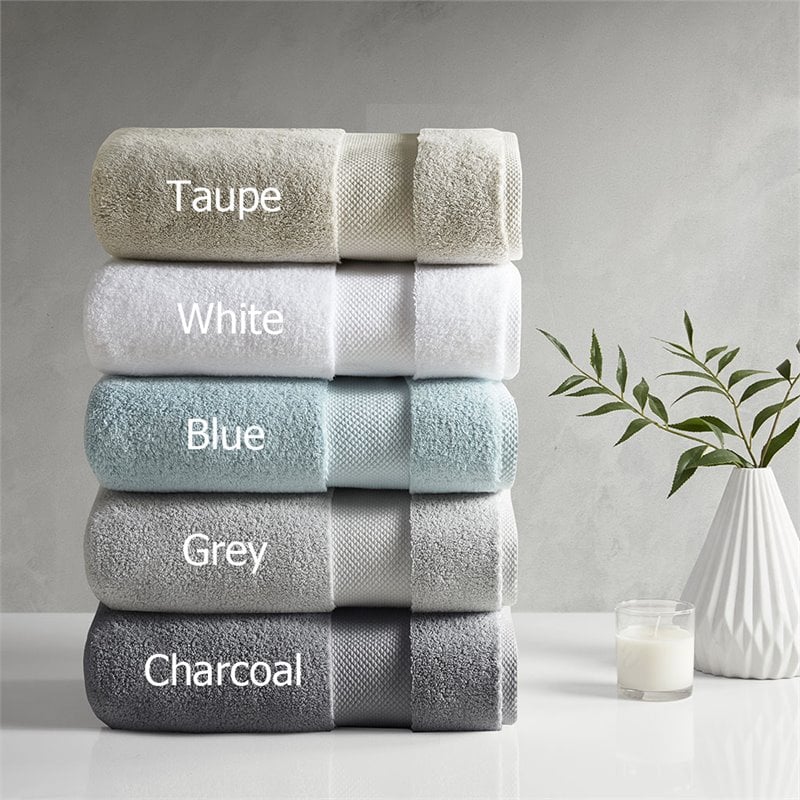 Madison Park Signature Splendor 6-Piece Cotton Towel Set in Blue