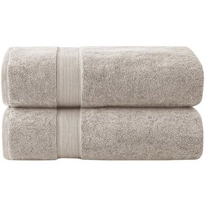 Madison Park Signature 100 Percent Cotton Bath Sheet Set in Natural (Set of 2)