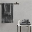 Madison Park Signature Luce 6-Piece Egyptian Cotton Towel Set in Charcoal
