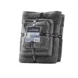 Madison Park Signature Luce 6-Piece Egyptian Cotton Towel Set in Charcoal
