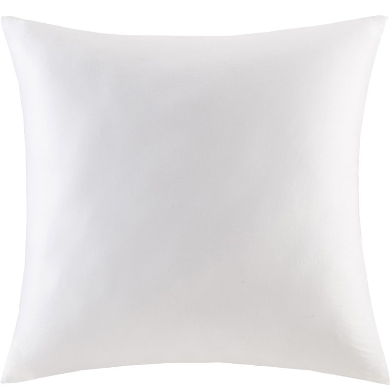 Madison Park Signature Cotton Sateen Euro Pillow Filler in White