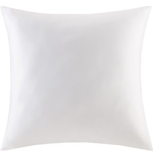 Madison Park Signature Cotton Sateen Euro Pillow Filler in White