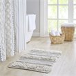 INK+IVY Asher Cotton and Polyester Handwoven Bath Rug in Gray