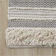 INK+IVY Asher Cotton and Polyester Handwoven Bath Rug in Gray