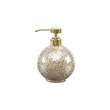 Madison Park 4-Piece Crackle Mosaic Bath Accessory Set in Gold