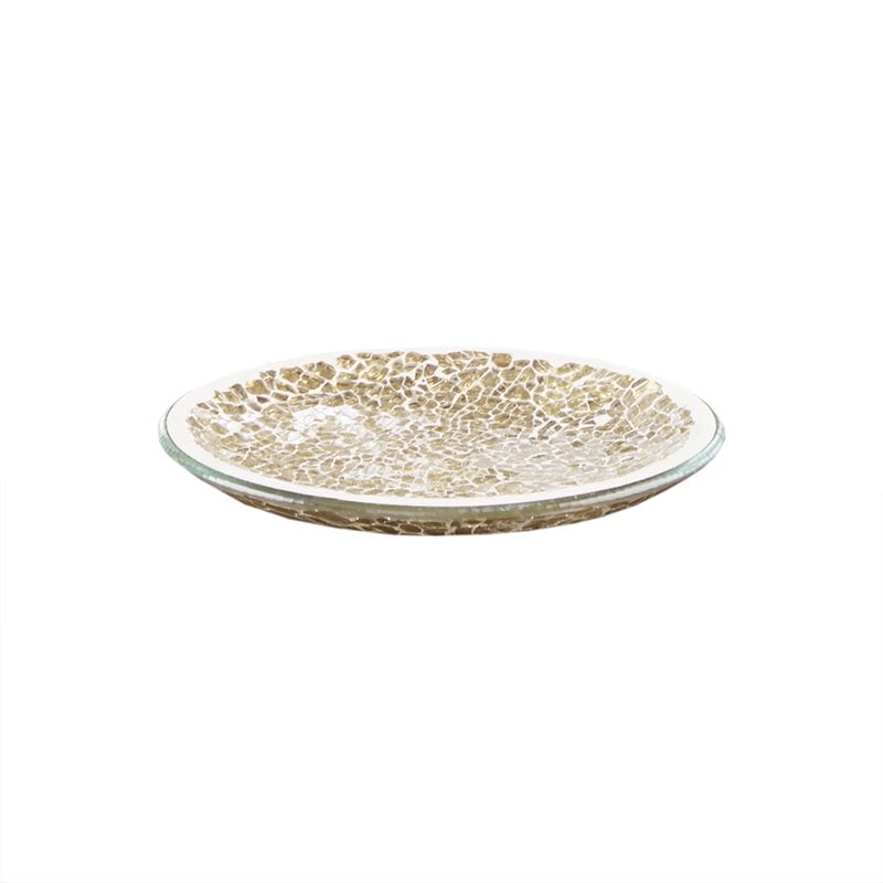 Madison Park 4-Piece Crackle Mosaic Bath Accessory Set in Gold